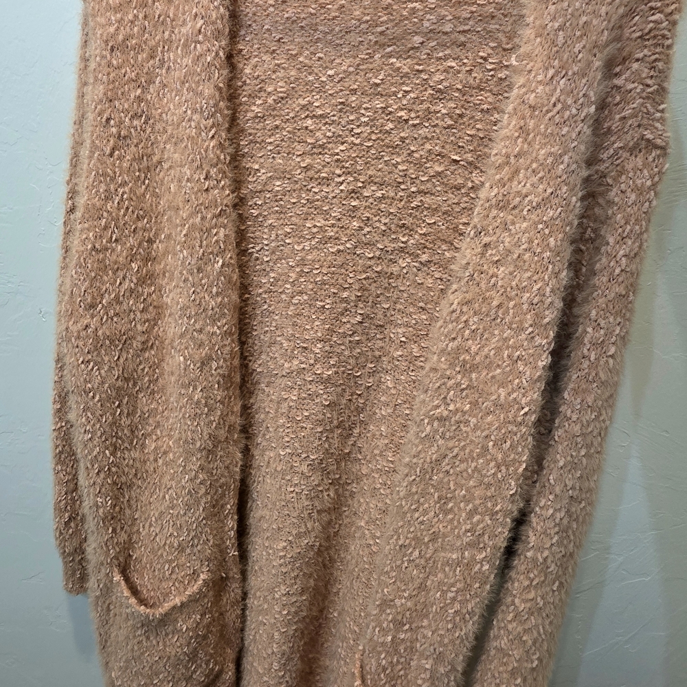 Cozy Casual Women's Cardigan in Peach